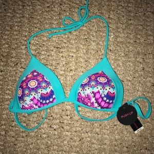 Small triangle bikini top